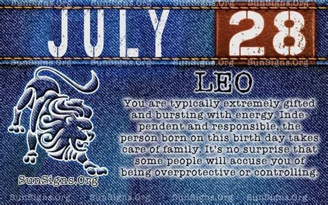 28 july birthday personality